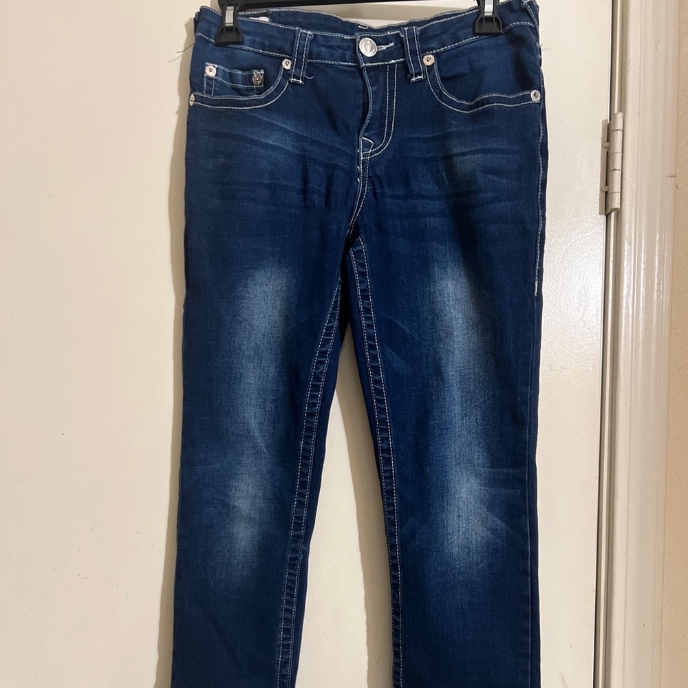 Truel Religion Boys Geno Relaxed Slim Jeans Sz 14